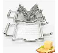 Coupe-fromage avec 6 fils d'acier, couteau à fromage pour trancher le beurre, le foie d'oie et les fromages à pâte molle