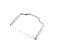 Coupe-fromage en acier inoxydable - Outil de cuisson polyvalent pour trancher le fromage, le foie gras, le beurre et le jambon (taille L)