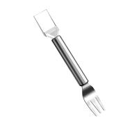 Coupe-Fruit | Gadget de Cuisine Portable Multifonction | Coupe-Fruits 2-en-1 avec Fourchette,Pour Repas en Plein Air Camping Pique-Nique Barbecue Fêtes Réunions Conviviales Femmes