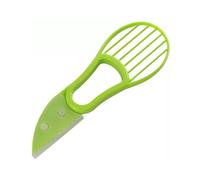 Coupe-fruits 3 en 1 en plastique pour kiwi, avocat, éplucheur, vide-pomme, beurre de karité, séparateur
