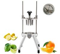 Coupe-fruits, diviseur de fruits commercial avec 4/6/8/12 cales, lame en acier inoxydable, coupe-citron manuel pour bars, restaurants, fêtes, cuisine 8 clous de girofle 4 cloves