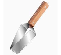 Coupe-Fruits en Acier Inoxydable avec Poignée en Bois, Trancheuse Polyvalente pour Pastèque, Melon, Pomme et Cantaloupe, Outil de Découpe de Fruits Pratique pour Cuisine Maison et Fêtes（2 Pièces）