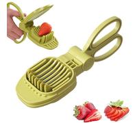 Coupe-Fruits,Hacheur de Cuisine Portable en,Trancheur à Bananes | Pour Champignons Kiwis Raisins Légumes Desserts Salades Décoration Gâteaux Maison