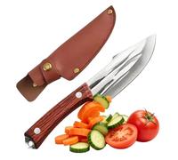 Coupe-fruits - Manuel En Acier Inoxydable,Trancheuse À Pastèque En Acier Inoxydable,Pour Poisson Poulet Alimentation Végétarienne Fraise Maison Restaurant Camping Barbecue