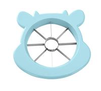 Coupe-Fruits Pour Pomme,Trancheuse,SéParateur,Corer,Acier Inoxydable,Poires,Fruits,PoignéE Ergonomique(8 Tranches) (bleu1 pc)