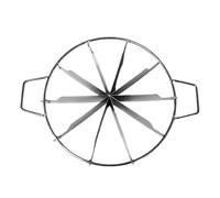 Coupe-gâteau au fromage - Guide de tranches de 34 x 28 x 5 cm, outil à dessert en acier inoxydable, système de portion de grille de précision avec moule | Accessoire de pâtisserie pratique pour les