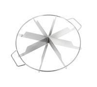 Coupe-gâteau, trancheuse, en acier inoxydable, marque-portions, diviseur à pizza, for des parts égales de 4 10, outils pâtisserie(8slice)