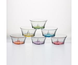 Coupe glace - TREND'UP - TRUVA - Lot de 6 - Couleurs assorties - Compatible lave-vaisselle