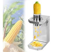 Coupe-grains de maïs, batteur entièrement automatique en acier inoxydable pour maïs frais et cuit, outil de cuisine sans effort avec goulotte de 6,5 cm de large