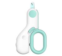 Coupe Griffes Chat Mini avec lumière LED, Design Ergonomique et Forme adaptée pour Une Coupe précise, Kit de Soin Complet avec Lime pour Les Petits Animaux (Bleu)