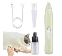 Coupe-Griffes pour Chien - Tondeuse Électrique pour Toilettage Canin - Appareil Rechargeable Pour Poils Visage Oreilles Fesses Et Yeux Des Animaux Domestiques