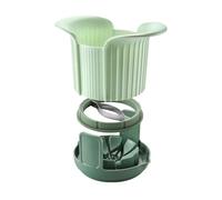 Coupe hachoir à fruits en acier inoxydable - Climatisation de vitesse - Accessoire de hachage à la fraise pour mangue, tomate, pomme de terre - Les pièces du climatiseur à fruits peuvent être