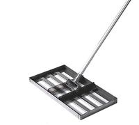 Coupe-Herbe de Jardin de Golf, râteau à Gazon, râteau de nivellement de pelouse, Plaque de Sol, Brise-Herbe Plat pour la Finition du Jardin, de la Cour, du Golf, niveleur de pelous