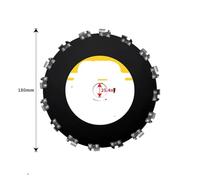 Coupe-herbe motorisé for lames de scie à arbre universelles à 16/20 dents, fournisseur de têtes de tondeuse à gazon(16T)