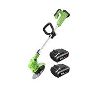 Coupe-Herbe sans Fil, Coupe-Herbe à Batterie Li-ION 12 V 2000 mAh, Coupe-Herbe électrique, Coupe-Herbe télescopique, Outils de Jardinage, Coupe-Bordures, Coupe-Herbe, Outils de Jardinage (Batterie 24