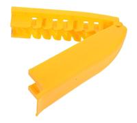 Coupe Hot Dog Manuel Réutilisable en Acier Inoxydable, Jaune | Outil Sûr pour Cuisson Conviviale, Présentation Soignée, pour Saucisses et Corn Dogs sans Bâton