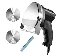 Coupe-Kebab électrique Portable 80 W, Couteau Professionnel pour Doner Kebab et Gyros, épaisseur réglable de 0 à 8 mm, pour Restaurant, Maison, extérieur Wired