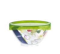 Coupe Keepbox En Verre Trempé Transparent, Couvercle En Plastique Vert 23 Cm