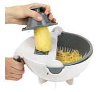 COUPE LEGUME AVEC PASSOIRE INTEGREE 8 EN 1