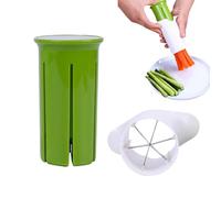 Coupe-légumes - Acier inoxydable ABS | Coupe-concombres avec six lames | Coupe-légumes | Outil de cuisine multifonction qui offre une prise facile et une coupe rapide pour L