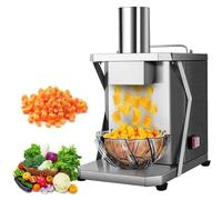 Coupe-légumes commercial,coupe-légumes,machine de découpe automatique de cubes de pommes de terre,d'oignons et de carottes, hachoir à légumes,avec 5 lames de grille pour restaurants,cantines