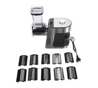 Coupe-légumes électrique 1000 W, Râpe électrique, Râpe à Fromage électrique, Lames en Acier Inoxydable, Machine à Salade, Opération à une Touche, Coupe-fruits pour la Maison,