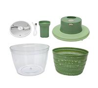Coupe-légumes électrique 2 En 1 à 1 200 Tr/min - Essoreuse à Salade Et Hachoir à Légumes Rechargeable Par USB Pour Oignons, Ail Et Céleri En Vert Vif
