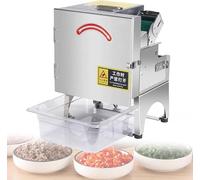 Coupe-légumes électrique 200 W pour gingembre, piment, pomme de terre, concombre, 150 kg/h, 700 tr/min, idéal pour hacher les oignons verts, le céleri et le persil