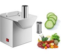 Coupe-légumes électrique 200W Commercial Saucisse Coupe Jambon Poivre Ail Échalote Légumes Fruits Râpe Râpe Broyeur Hachoir Dicer, Facile à Nettoyer