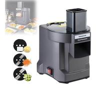 Coupe-LéGumes ÉLectrique 3 En 1 Hachoir Multifonction 100W Machine de DéCoupe et DéChiquetage pour Pomme de Terre Carotte Oignon