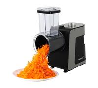 Coupe-légumes électrique 5 en 1 1000 W avec 10 lames de rechange pour pommes de terre, radis, concombres, oignons, citrouille