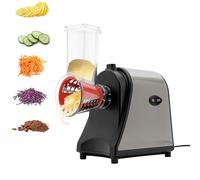 Coupe-légumes électrique 5 en 1 1000 W multifonction - Râpe à fromage électrique - Interrupteur One-Touch pour légumes, fruits et fromages