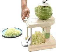 Coupe-légumes électrique avec 3 lames en acier inoxydable - Trancheuse multifonction pour la maison et le restaurant, déchiquetage jusqu'à 5 kg en 5 minutes