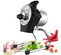 Coupe-légumes électrique, coupe-légumes commercial, 110 W, hachoir à oignons, 6000 BPM, machine de découpe de poireaux pour ail, gingembre, piment, pomme de terre, concombre