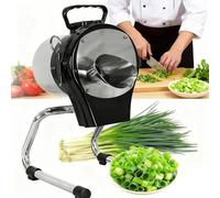 Coupe-légumes électrique, coupe-légumes professionnel, épaisseur réglable de 1 à 5 mm, vitesse élevée de 6000 tr/min, amovible for le nettoyage, for restaurants et cuisines domestiques