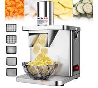 Coupe-légumes électrique - Dicer automatique pour fruits et aliments - En acier inoxydable - Pour la maison et le restaurant