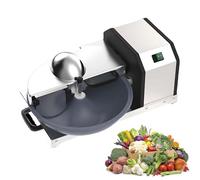 Coupe-légumes électrique et hachoir à viande, puissance de 250 W, capacité de 5 L pour une préparation efficace des aliments dans les cuisines