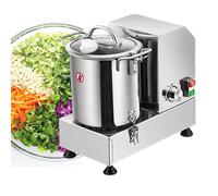 Coupe-Légumes Électrique, Hachoir À Oignons, Découpeuse Automatique Commerciale en Acier Inoxydable, Robot Culinaire-15L