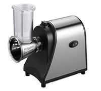 Coupe-légumes électrique, Hachoir multifonctionnel Râpe 250W avec 5 cônes en acier inoxydable pour Couper Salade, Fruit, Carotte