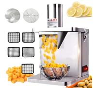 Coupe Légumes électrique Multifonction Entièrement Automatique avec Dicer Légumes Fruits Automatique Et Trancheuse Hachoir Professionnel Cuisine
