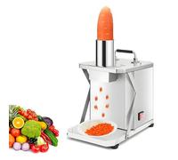 Coupe-légumes électrique professionnel,machine à découper les fruits et légumes en dés,robot culinaire robuste en acier inoxydable pour carottes,pommes de terre et oignons,découpe en cubes et granulés