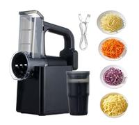 Coupe-légumes électrique - Râpe à fromage rapide et multifonctionnelle | Coupe-légumes multifonction rechargeable - Pour hacher les pommes de terre, l'ail et plus encore pour une utilisation en