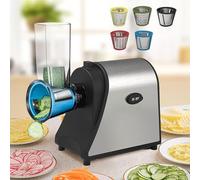 Coupe-légumes électrique - Râpe professionnelle 1000 W pour râper fromage, chocolat, noix - Outil de cuisine facile à utiliser