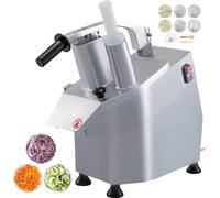 Coupe-légumes électrique VEVOR 550W Coupe-légumes avec 6 disques de coupe moteur efficace Trancheuse pour légumes fruits ou fromage commercial