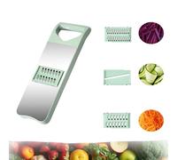 Coupe-légumes en acier inoxydable julienne râpe à légumes 3 formes, râpe à légumes, hachoir à légumes pour stylos, disques (G-1)