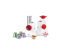 Hachoir Trebs Coupe-légumes et sorbetière / Comfortcook en 1 avec 5 inserts 99277 Blanc