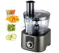 Coupe-légumes Fruit Électrique 5L, Trancheuse de Légumes Commerciale 600W, Sortie de Décharge de Grand Diamètre, Amovible Et Lavable, Hachoir Alimentaire pour Restaurant, Boulangerie, Hôtel, Cuisine