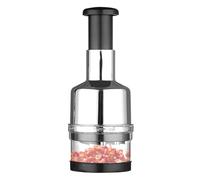 Coupe-légumes - hachoir manuel, mini hachoir manuel avec récipient, couteau portable pour oignons, concombres et noix | domestique de camping compact pour aider à la cuisine