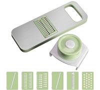 Coupe-Légumes Mandoline,Râpe à Ail avec Base Magnétique | Râpe Hachoir Ergonomique pour Fromage Carotte Oignon Légumes Salade - Accessoire Cuisine Maison