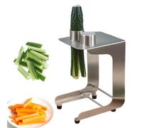 Coupe-légumes manuel en acier inoxydable pour carotte et concombre avec 2 lames, idéal pour le traitement des courgettes et légumes, parfait pour un usage domestique ou commercial